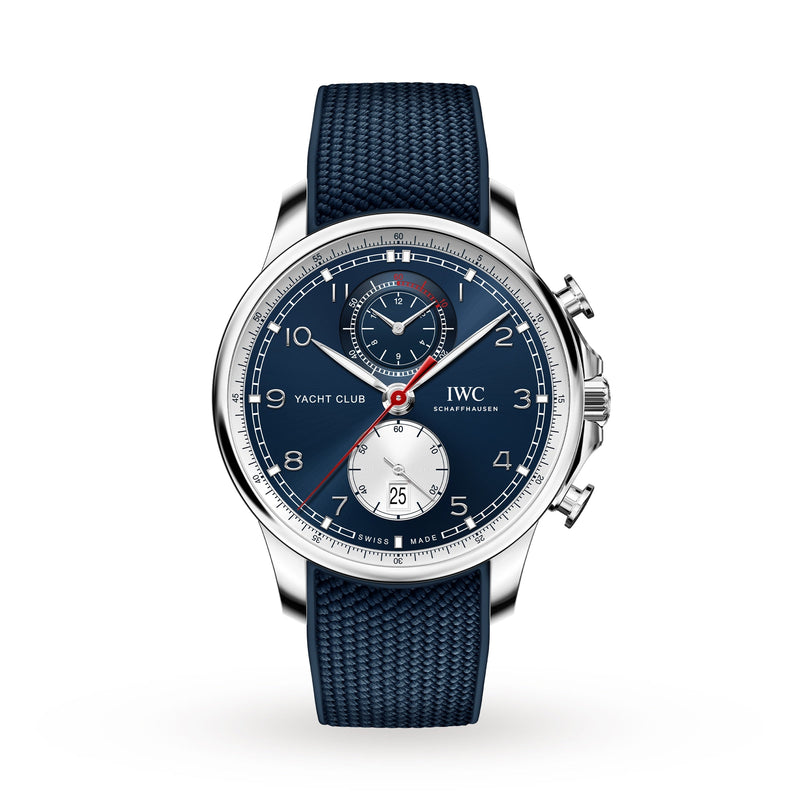 IWC Portugieser Yacht Club Chronograph Edition "Orlebar Brown" 44.5mm - Steel - Blue Dial Ref. # IW390704