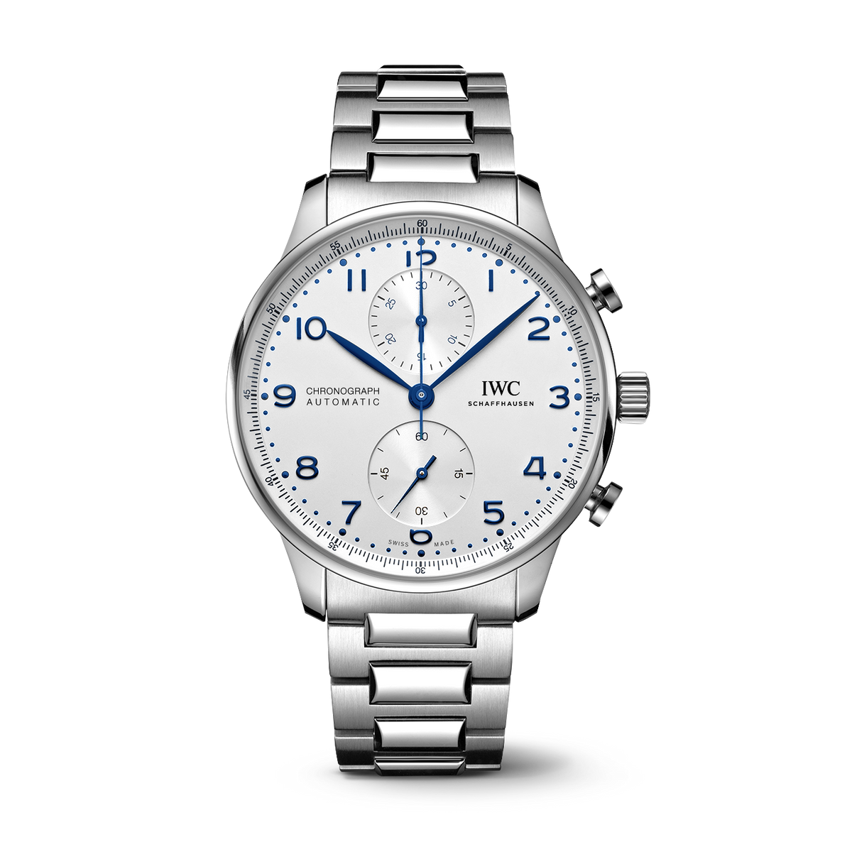 IWC Portugieser Chronograph 41mm - Steel - White Dial Ref. # IW371617