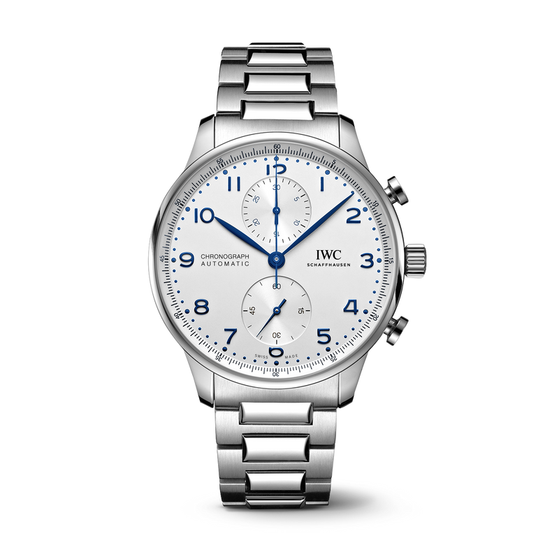 IWC Portugieser Chronograph 41mm - Steel - White Dial Ref. # IW371617