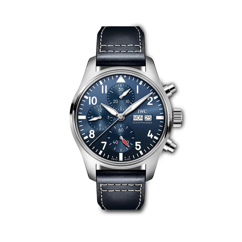 IWC Pilot's Watch Chronograph 41 41mm - Steel - Blue Dial Ref. # IW388101