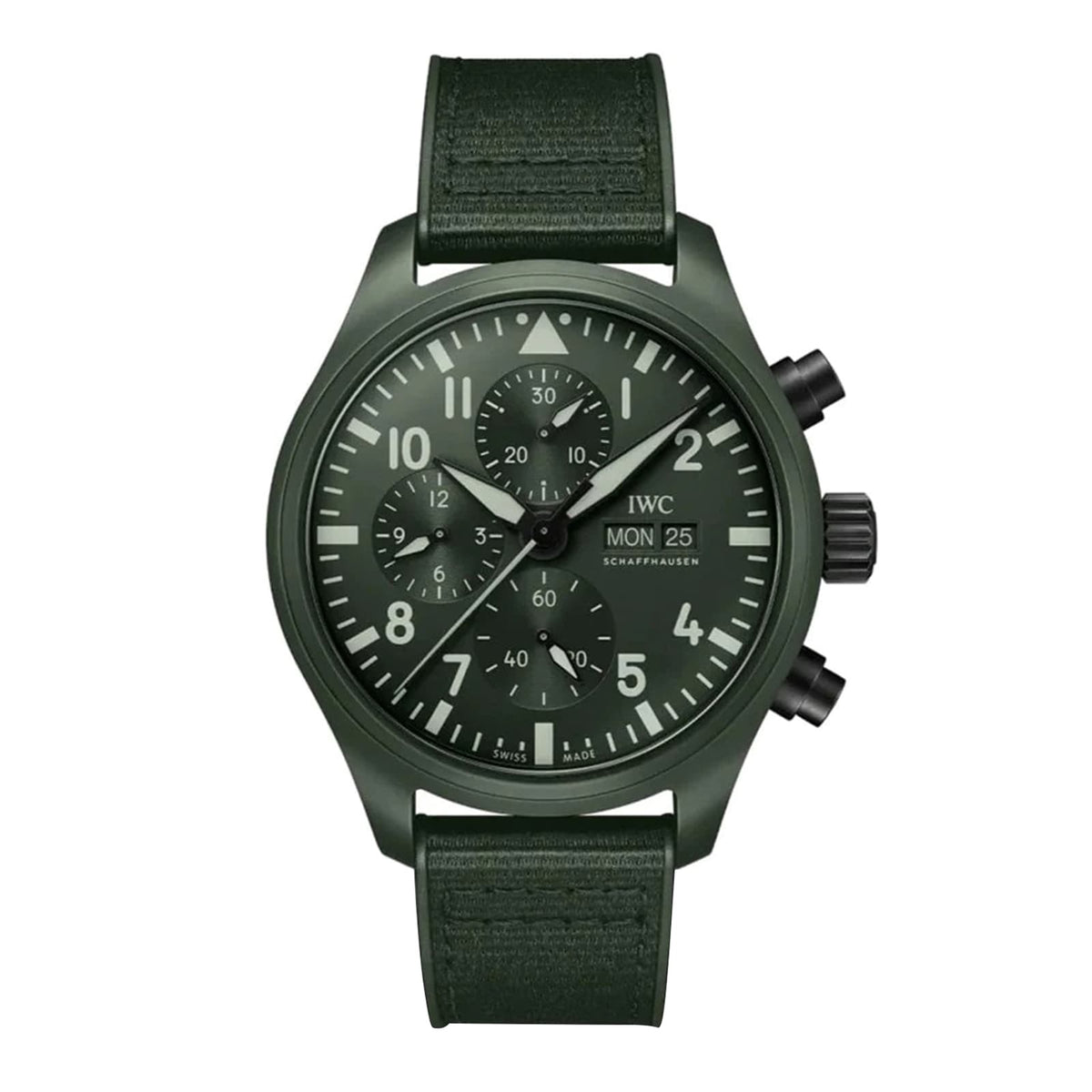 IWC Pilot’s Watch Chronograph TOP GUN Edition “Woodland” 44.5mm - Ceramic - Green Dial Ref. # IW389106