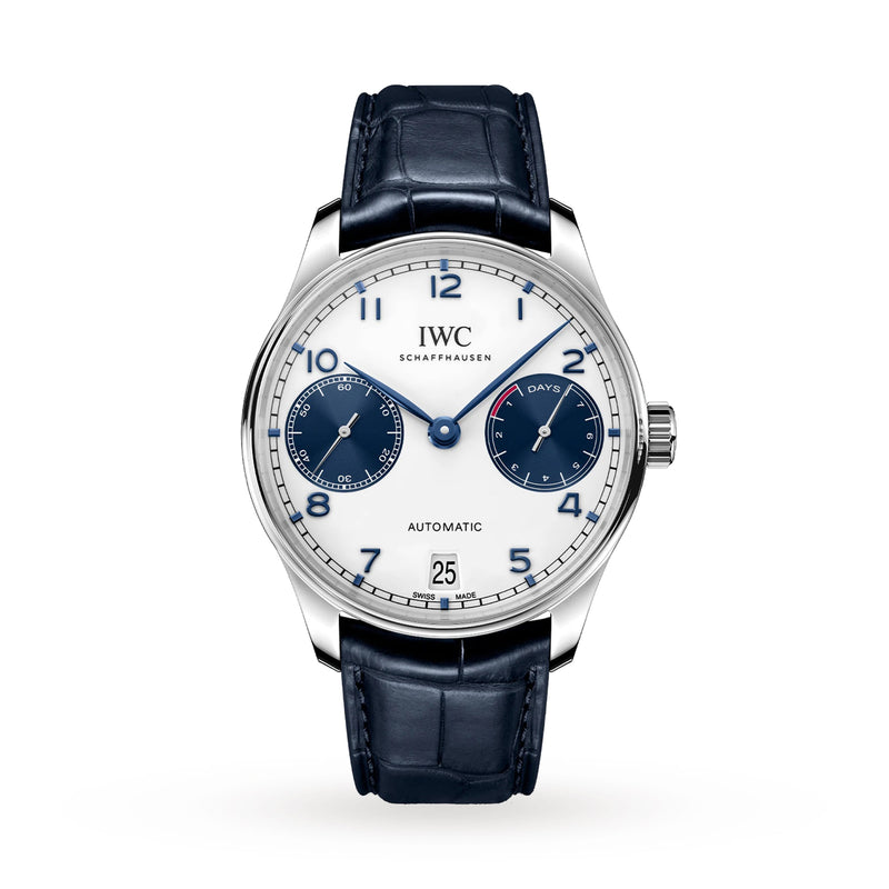 IWC Portugieser Automatic 42.5mm - Steel - White Dial Ref. # IW500715