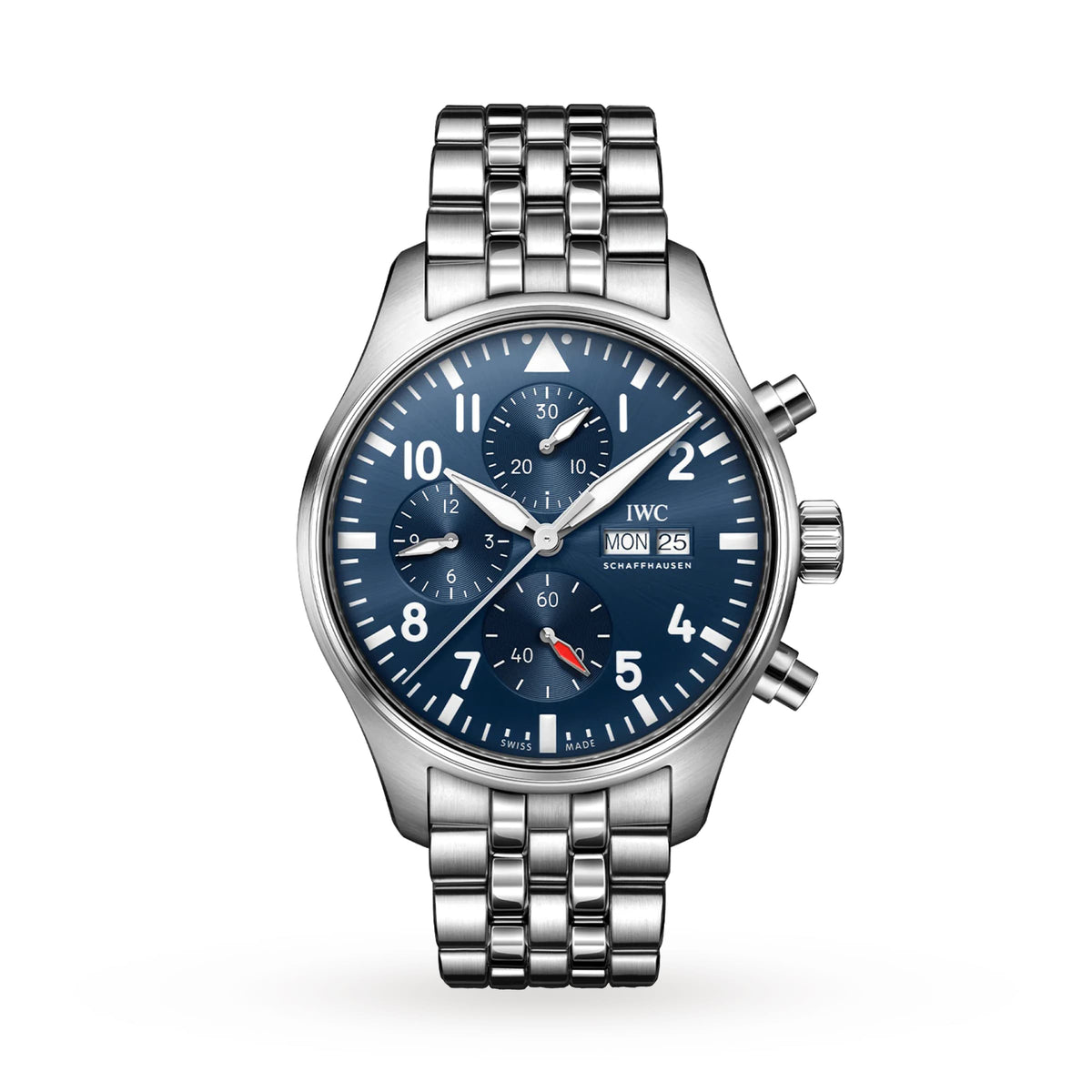 IWC Pilot's Watch Chronograph 43mm - Steel - Blue Dial Ref. # IW378004