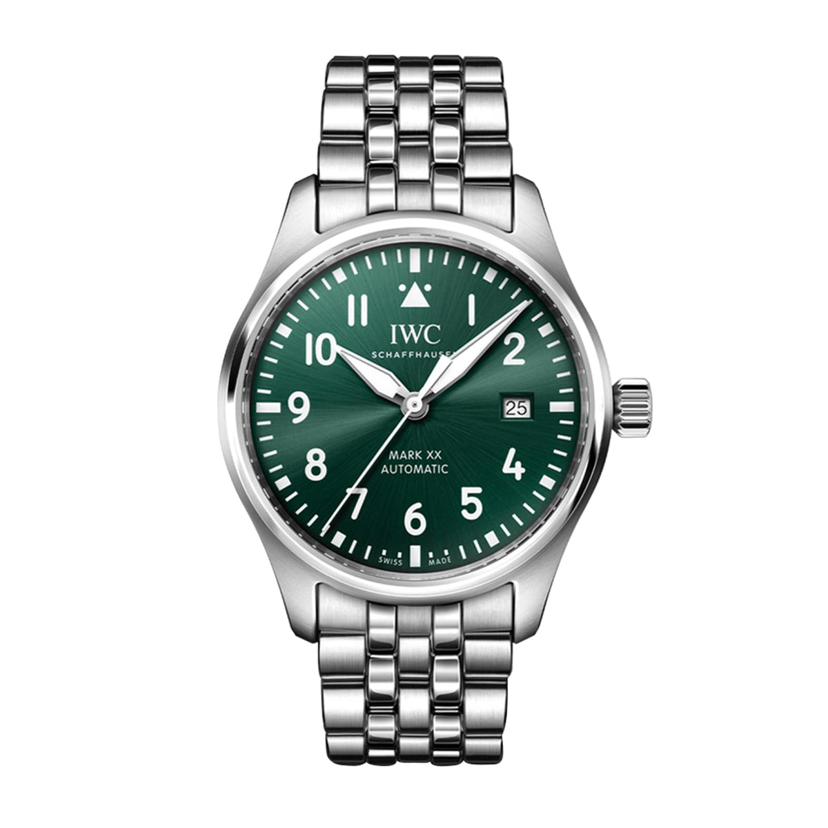 IWC Pilot's Watch Mark XX 40mm - Steel - Green Dial Ref. # IW328206