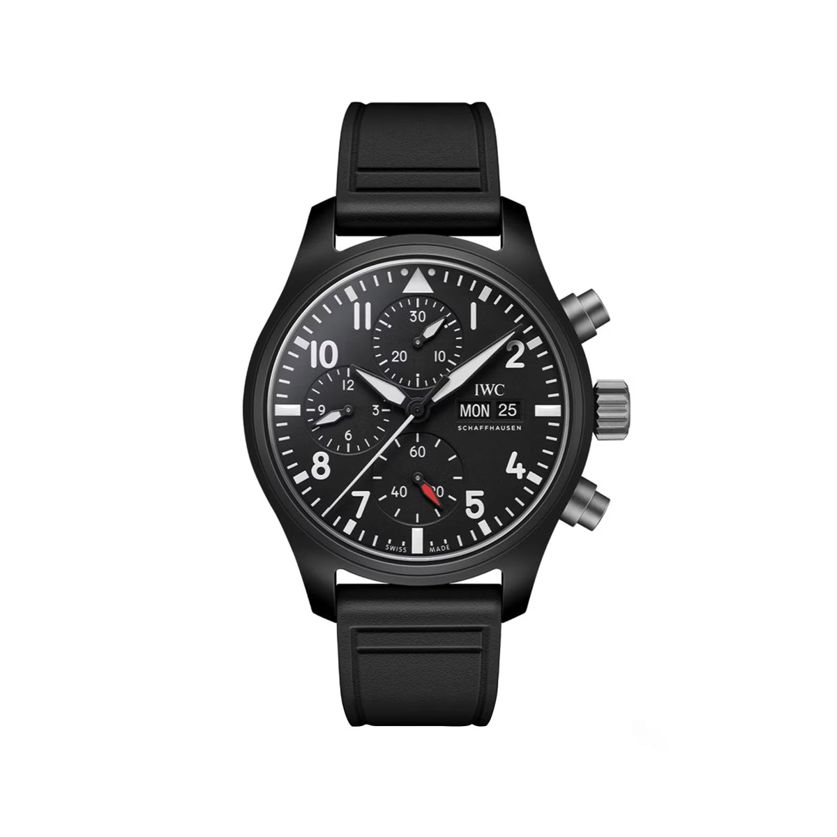 IWC Pilot Chronograph Top Gun 42mm - Ceramic - Black Dial Ref. # IW389401