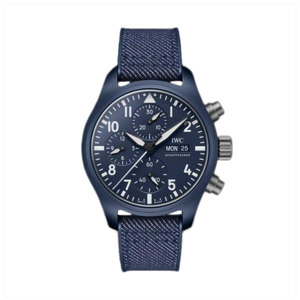 IWC Pilot's Watch Chronograph 41 Top Gun Oceana 42mm - Ceramic - Blue Dial Ref. # IW389404