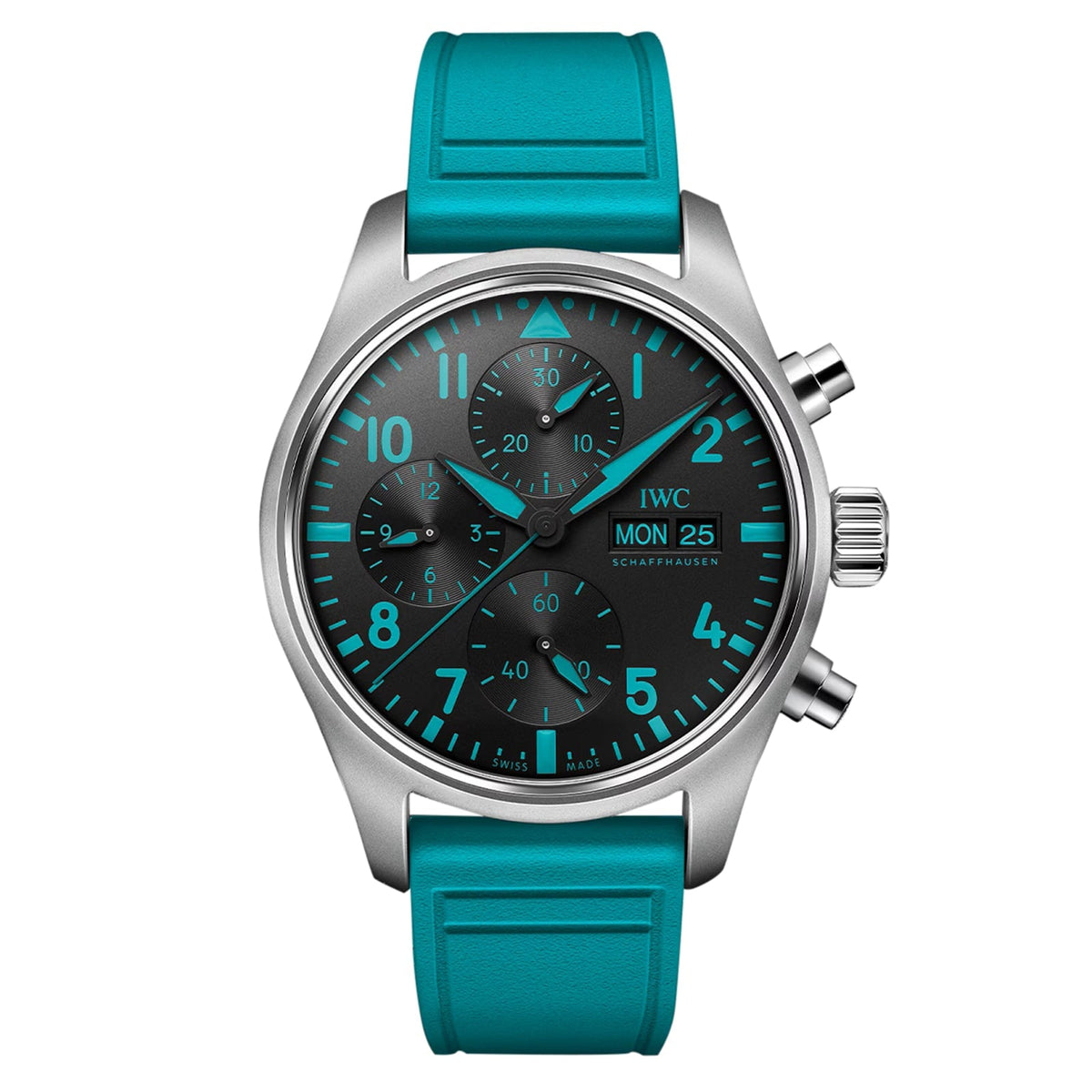 IWC Pilot's Watch Chronograph 41 Edition "Mercedes - AMG PETRONAS Formula One™ Team" 41mm - Titanium - Black Dial Ref. # IW388108