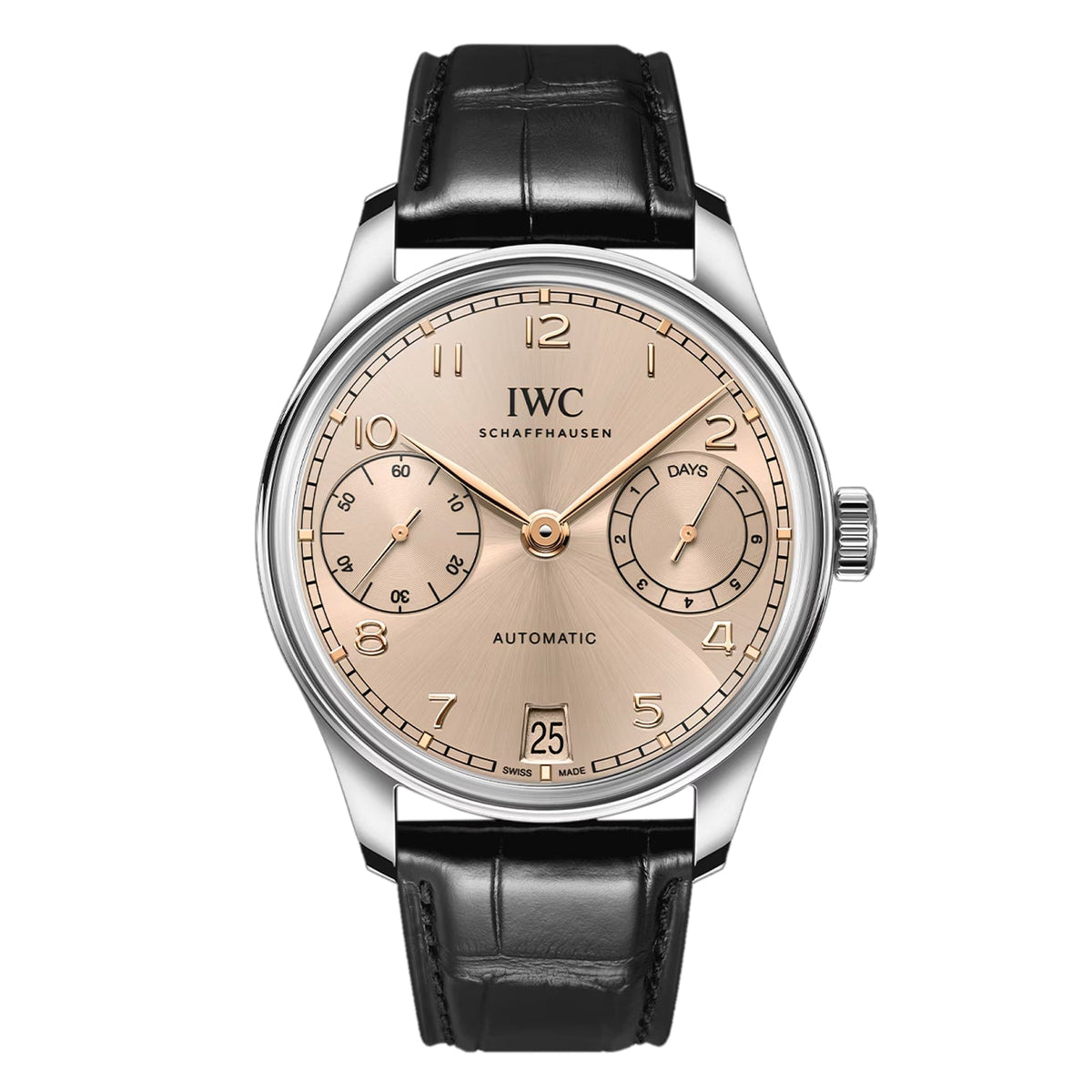 IWC Portugieser Automatic 42 42.5mm - Steel - Champagne Dial Ref. # IW501705
