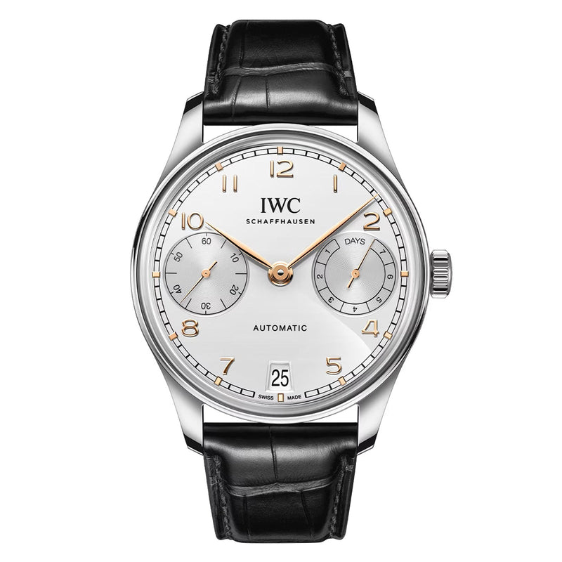 IWC Portugieser Automatic 42 42mm - Steel - Silver Dial Ref. # IW501701