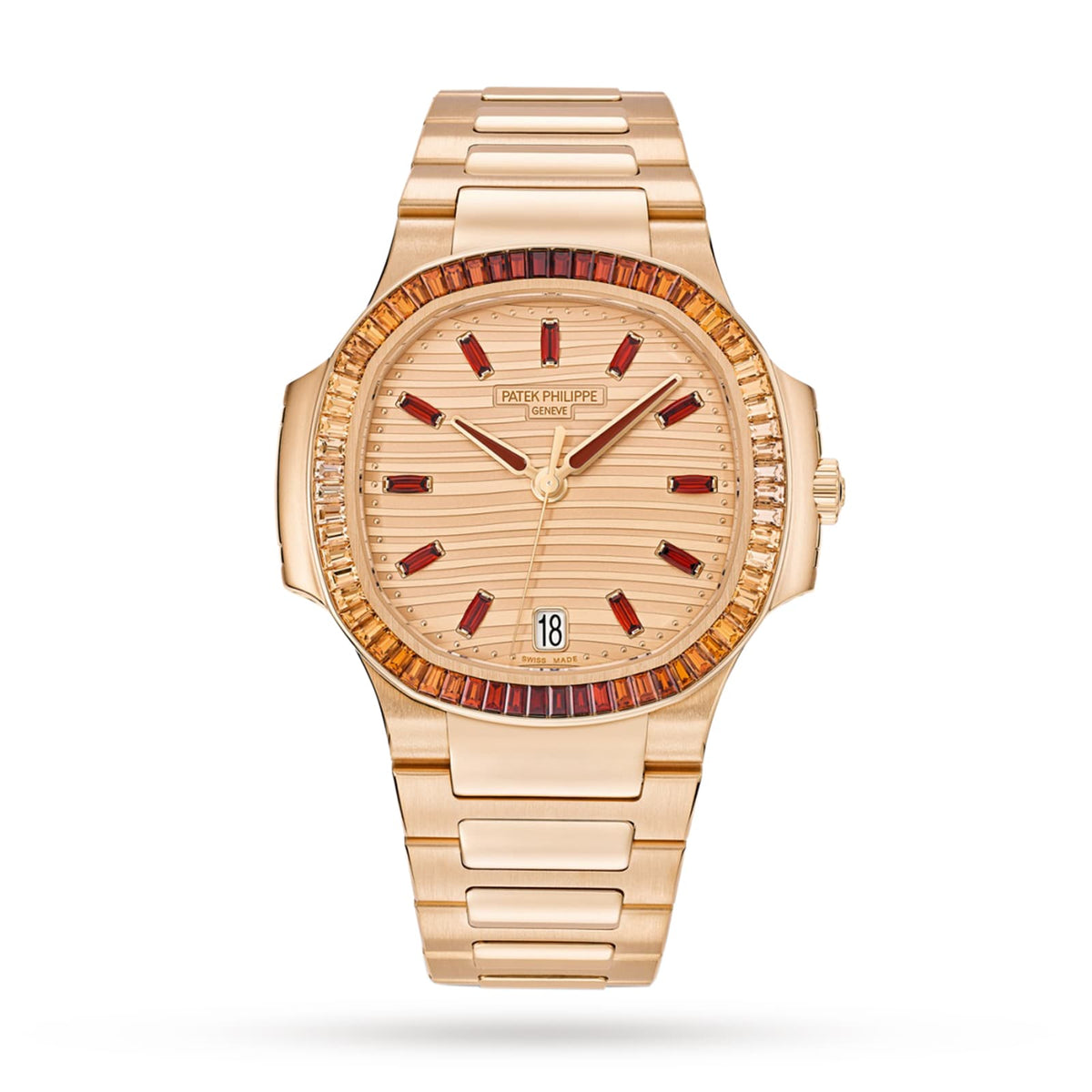 Patek Philippe Nautilus 35mm - Rose Gold - Rose Gold Dial Ref. # 7118/1300R-001