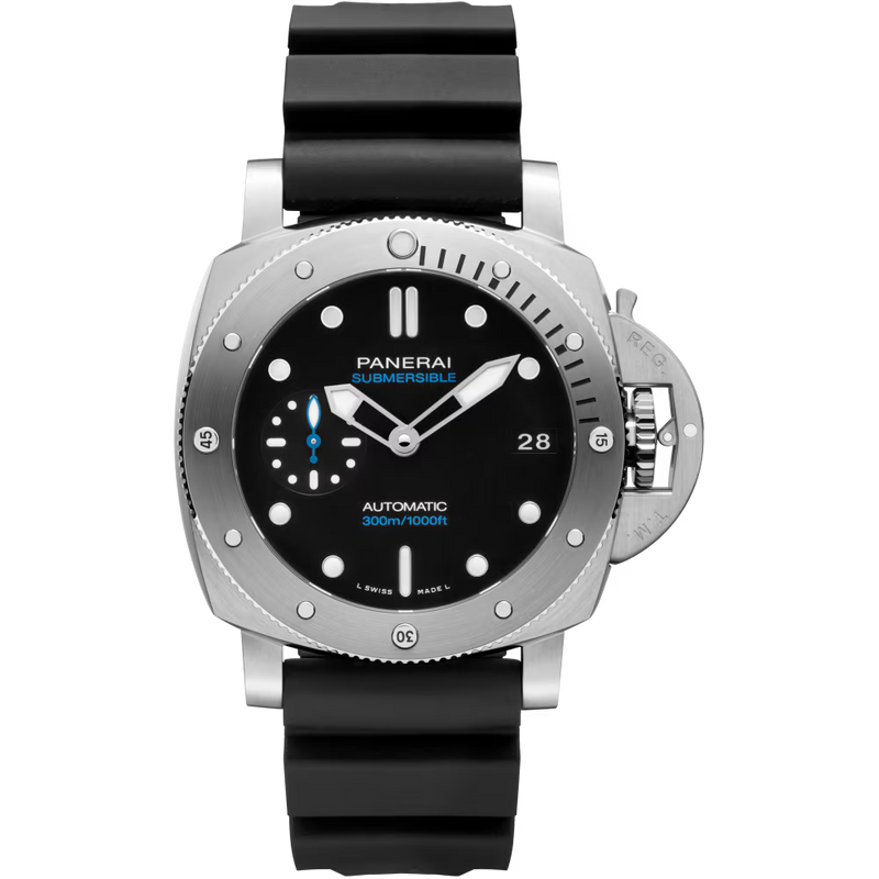 Panerai Submersible 42mm - Steel - Black Dial Ref. # PAM02973
