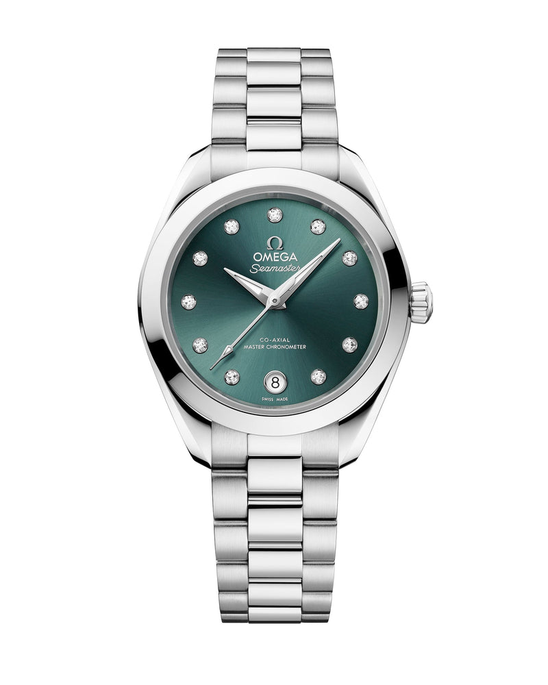 Omega Seamaster Aqua Terra 150 30mm - Steel - Green Dial Ref. # 220.10.30.20.60.001