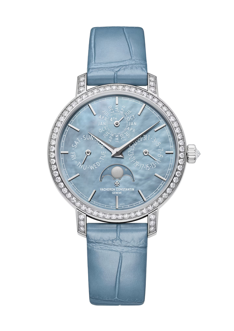 Vacheron Constantin Traditionnelle Perpetual Calendar Ultra-Thin 36.5mm - White Gold - Blue Dial Ref. # 4305T/000G-B948