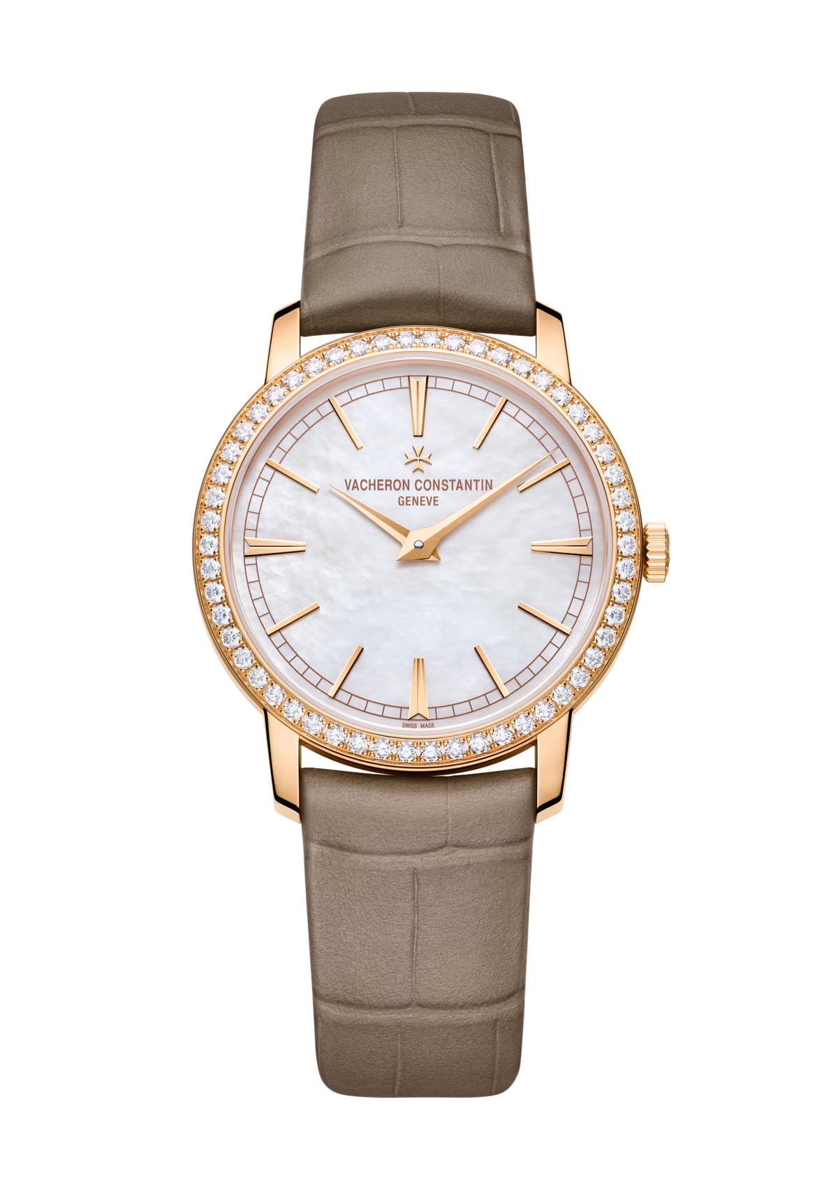 Vacheron Constantin Traditionnelle Manual-Winding 33mm - Rose Gold - White Mother of Pearl Dial Ref. # 1405T/000R-B636