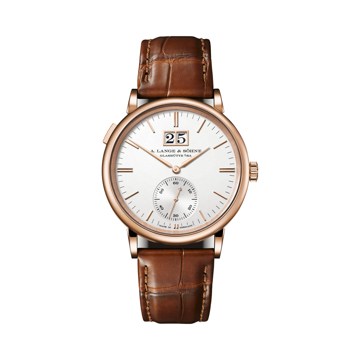 A. Lange & Söhne Saxonia Outsize Date - Pink Gold Ref. # 381.032