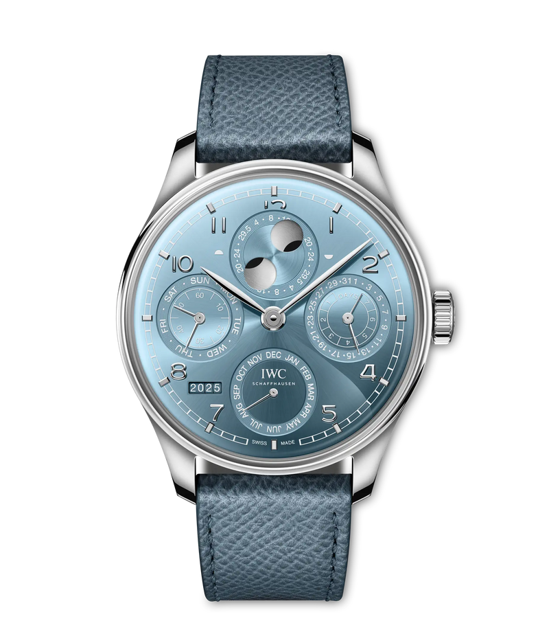 IWC Portugieser Perpetual Calendar 44 44.5mm - White Gold - Blue Dial Ref. # IW503703