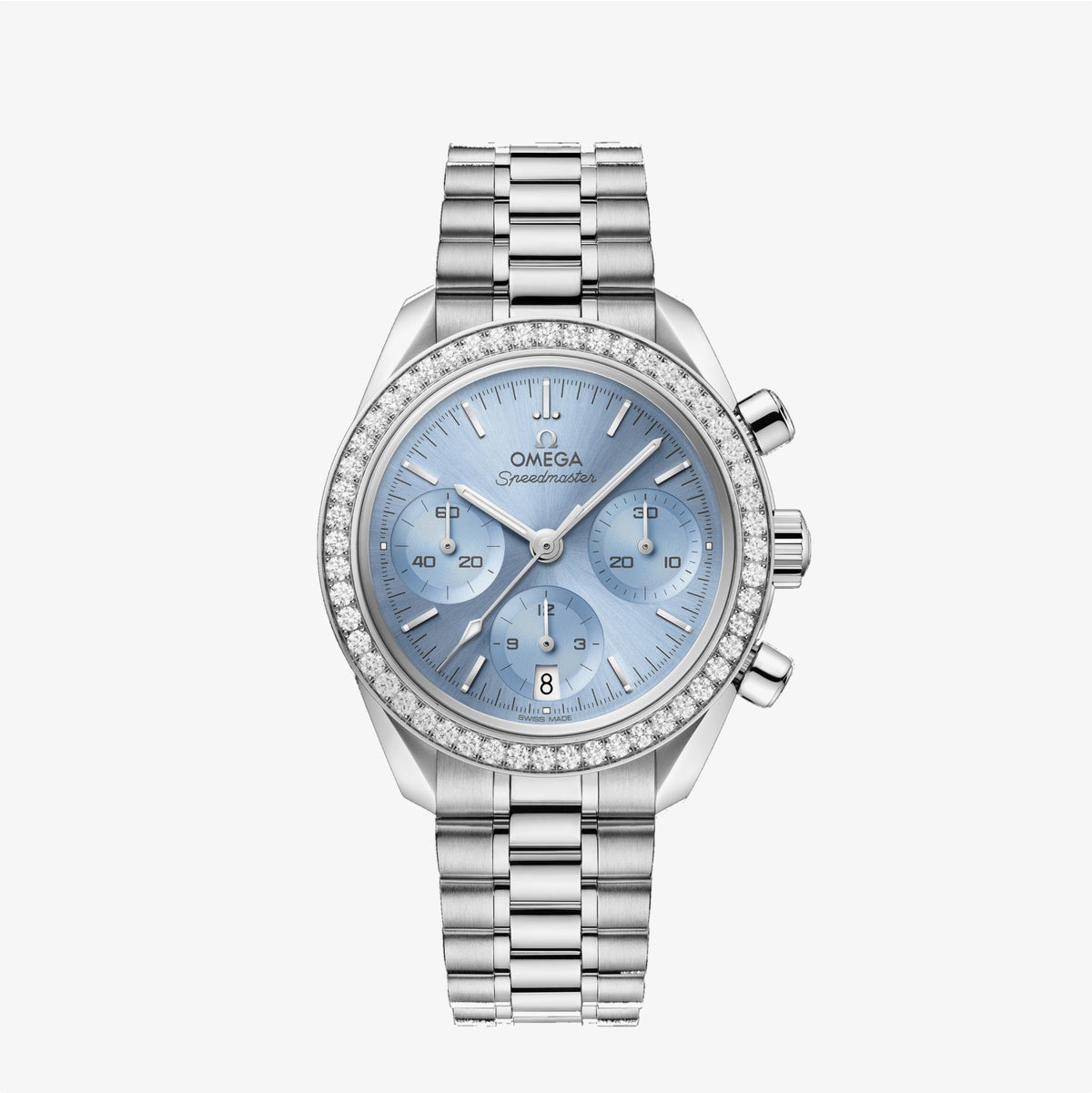 Omega Speedmaster 38 Ice Blue 38mm - Steel Ref. # 324.15.38.50.03.001