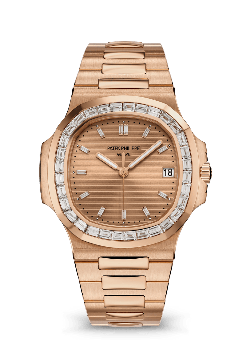 Patek Philippe Nautilus Self-Winding - Rose Gold - Rose-Gilt Diamond Dial Ref. # 5723/1R-001