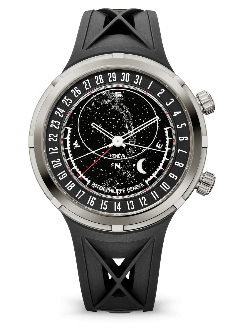Patek Philippe Moon Phase - White Gold - White Dial Ref. # 6105G-001