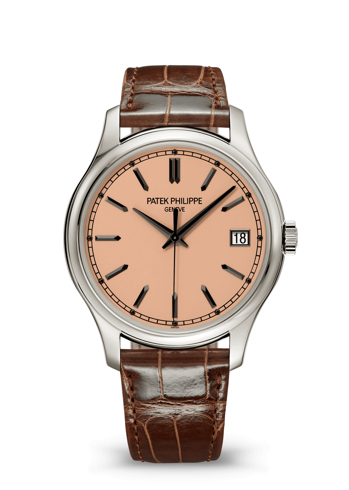 Patek Philippe Calatrava Self-Winding - White Gold - Rose-Gilt Opaline Dial Ref. # 5227G-015