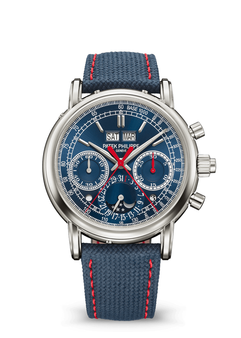Patek Philippe Chronograph - White Gold - Blue Dial Ref. # 5204G-010