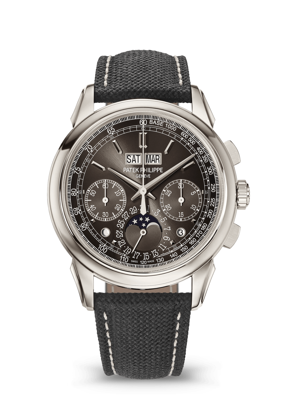 Patek Philippe Chronograph - Platinum - Charcoal Gray Dial Ref. # 5270P-015