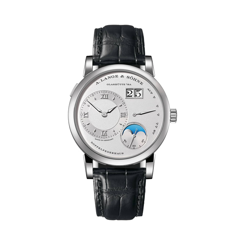 A. Lange & Söhne Lange 1 Moon Phase - Platinum - Red Dial Ref. # 192.025