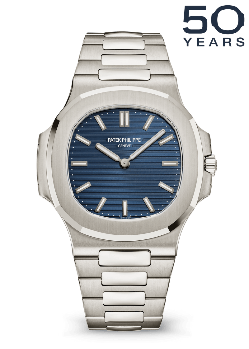 Patek Philippe Nautilus Self-Winding - White Gold - Blue Dial Ref. # 5810/1G-001