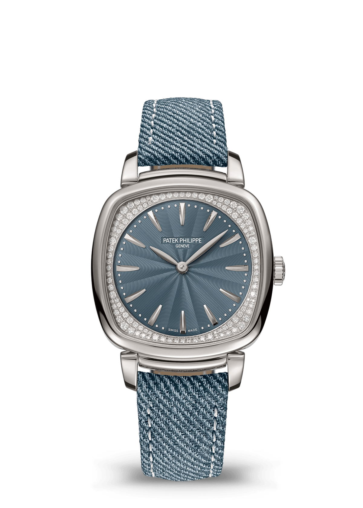 Patek Philippe Gondolo Quartz - White Gold - Blue-Gray Dial Ref. # 7043G-001