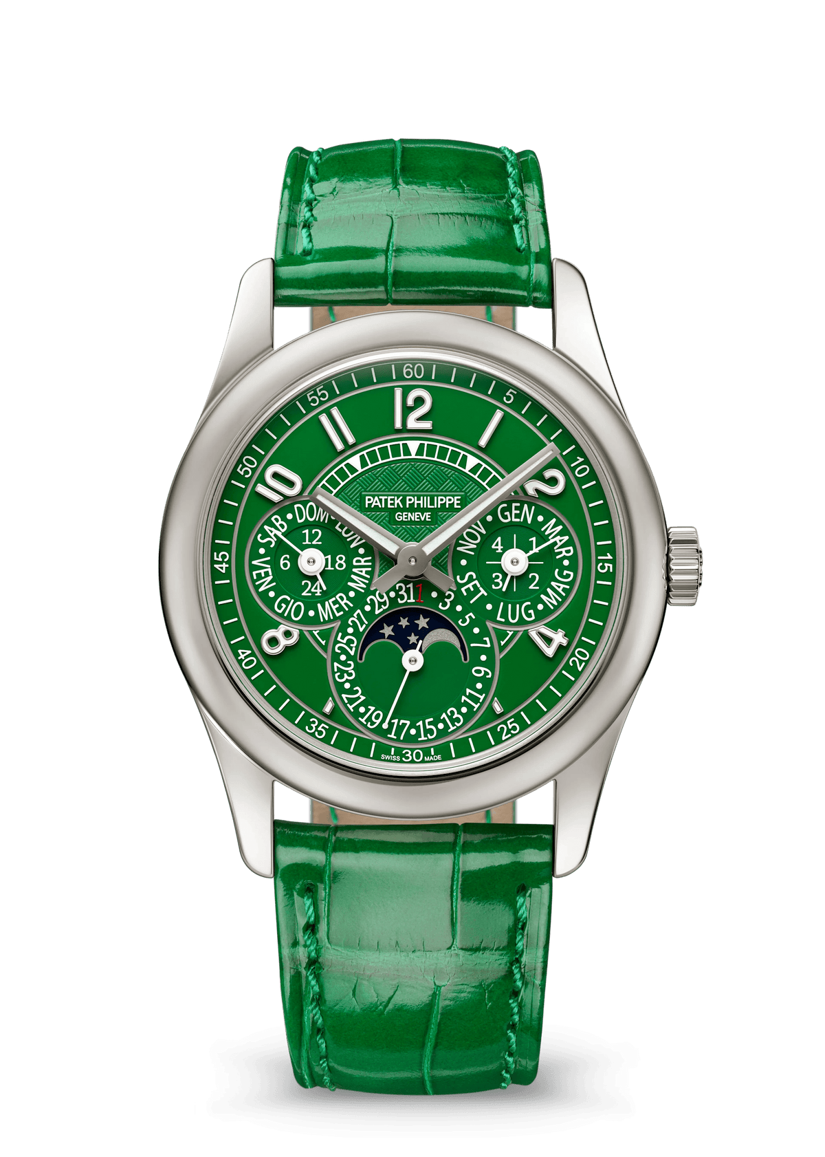 Patek Philippe Self-Winding - White Gold - Green Dial Ref. # 7147G-010