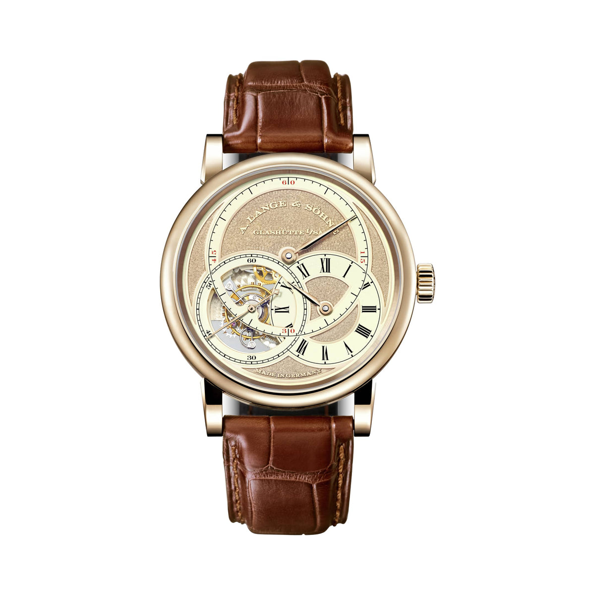A. Lange & Söhne Richard Lange Tourbillon "Pour Le Mérite" Handwerkskunst - Honey Gold Ref. # 761.050