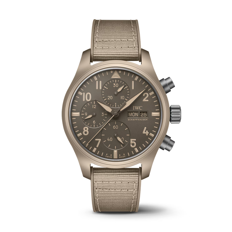 IWC Pilot’s Watch Chronograph 41 TOP GUN Mojave Desert 42mm - Ceramic - Brown Dial Ref. # IW389402