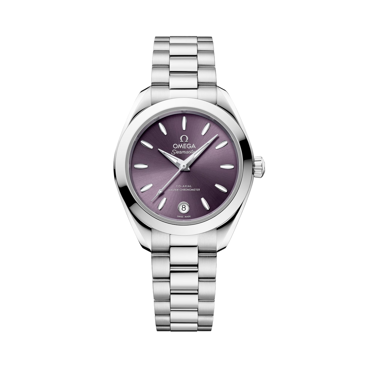 Omega Seamaster Aqua Terra 150M 30mm - Steel - Purple Dial Ref. # 220.10.30.20.10.002