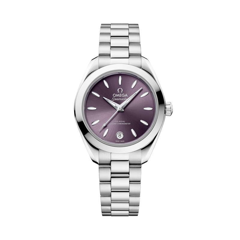 Omega Seamaster Aqua Terra 150M 30mm - Steel - Purple Dial Ref. # 220.10.30.20.10.002