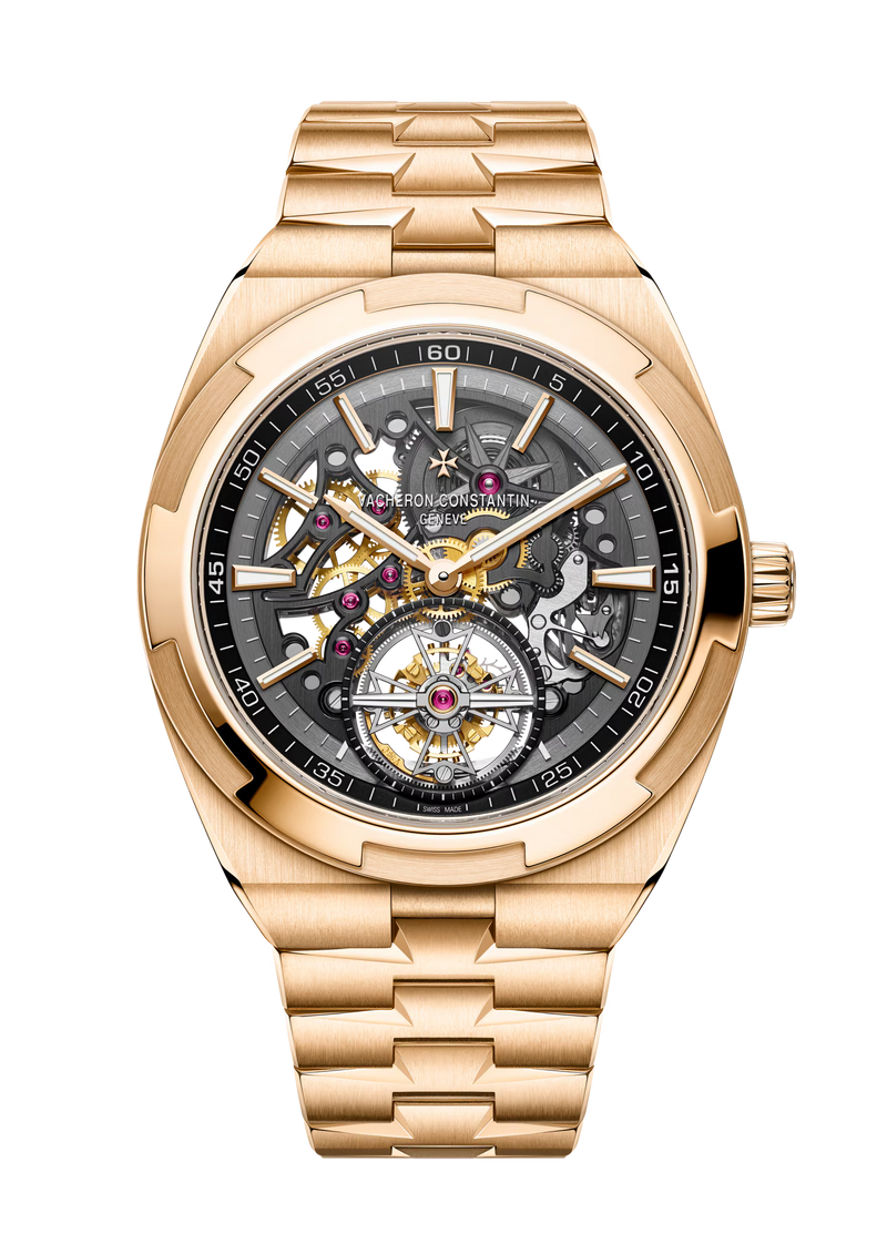 Vacheron Constantin Overseas Tourbillon Skeleton 42.5mm - Rose Gold - Grey Dial Ref. # 6000V/210R-B934