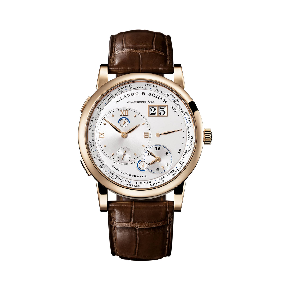 A. Lange & Söhne Lange 1 Time Zone - Honey Gold Ref. # 116.050