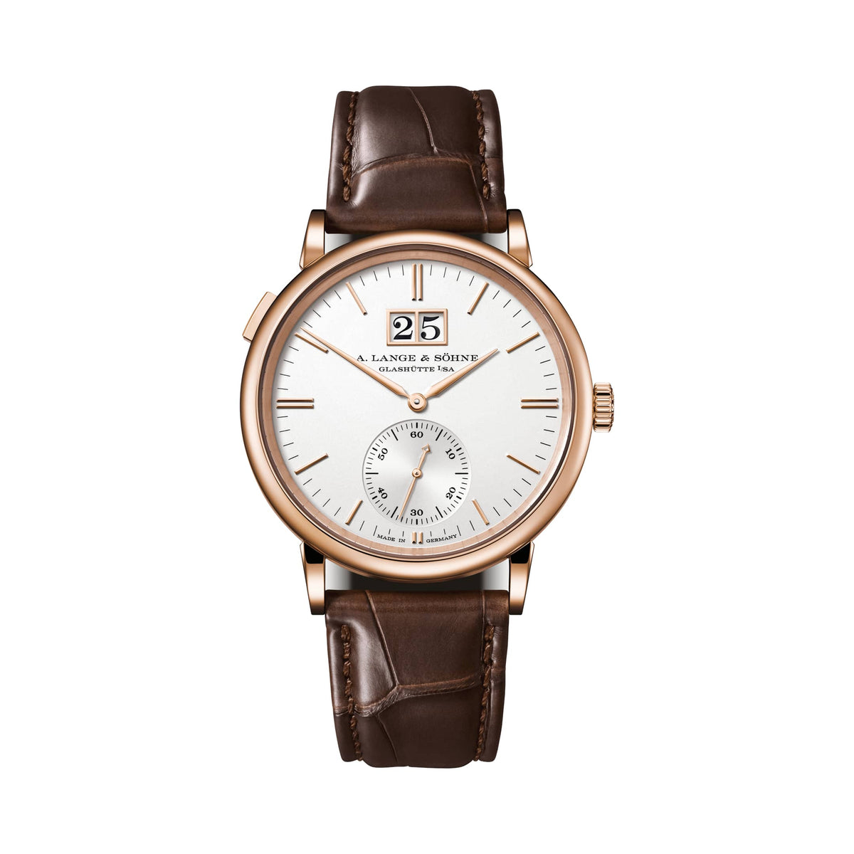 A. Lange & Söhne Saxonia Outsize Date - Pink Gold Ref. # 381.043