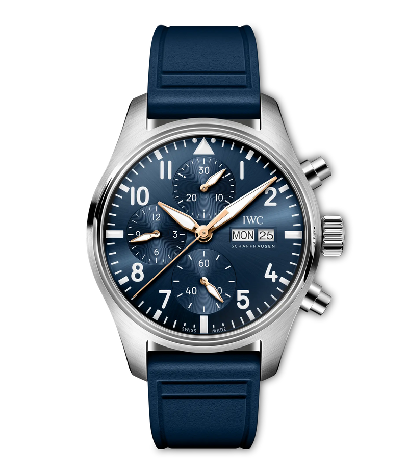 IWC Pilot's Watch Chronograph 41 Le Petit Prince 41mm - Steel - Blue Dial Ref. # IW388120