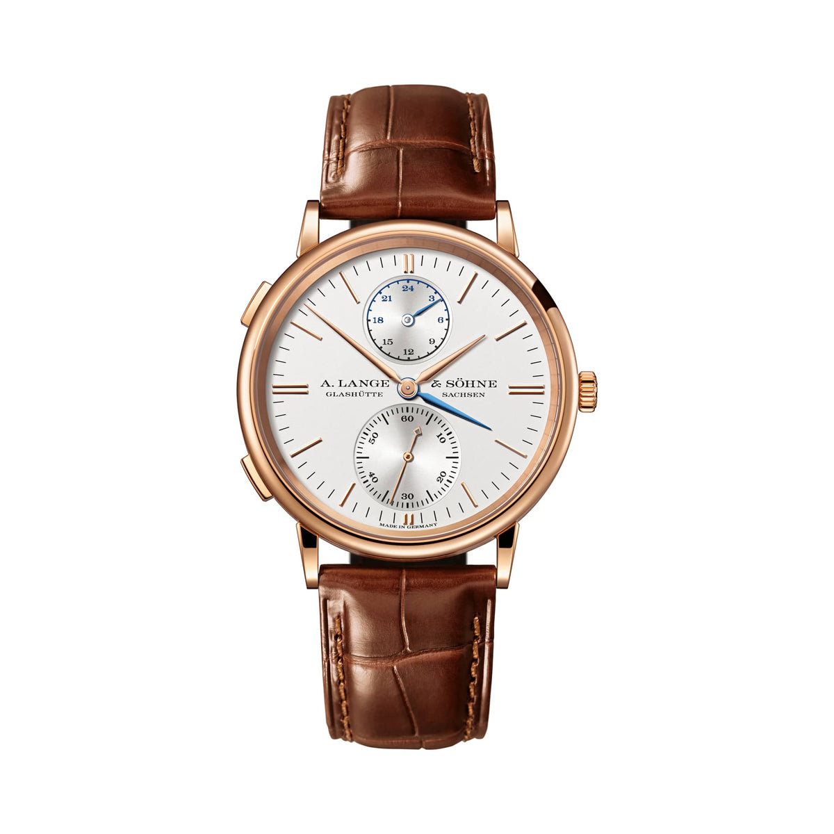 A. Lange & Söhne Saxonia Dual Time - Pink Gold Ref. # 386.032