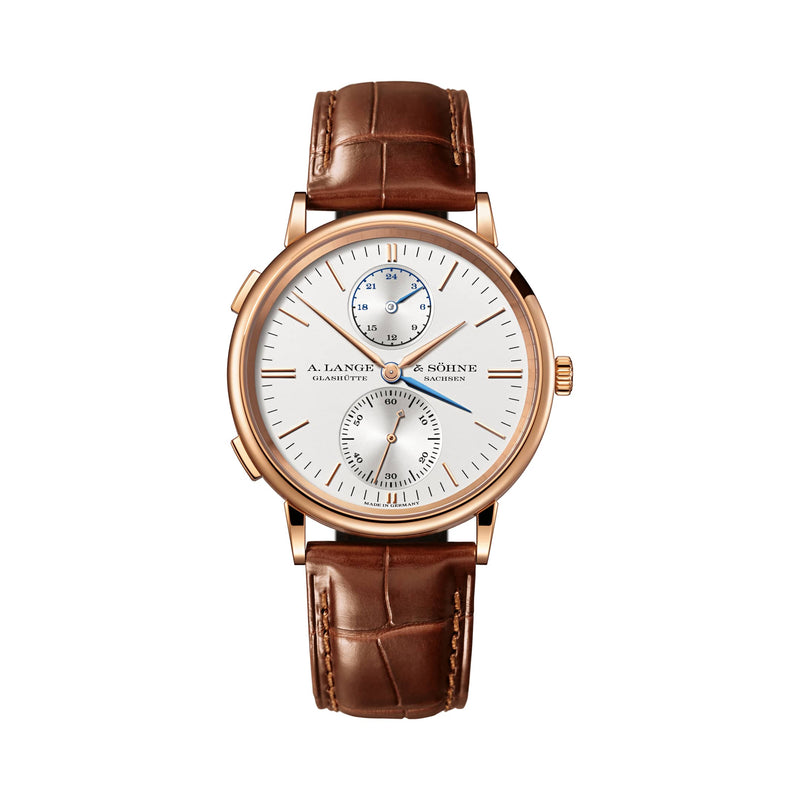 A. Lange & Söhne Saxonia Dual Time - Pink Gold Ref. # 386.032