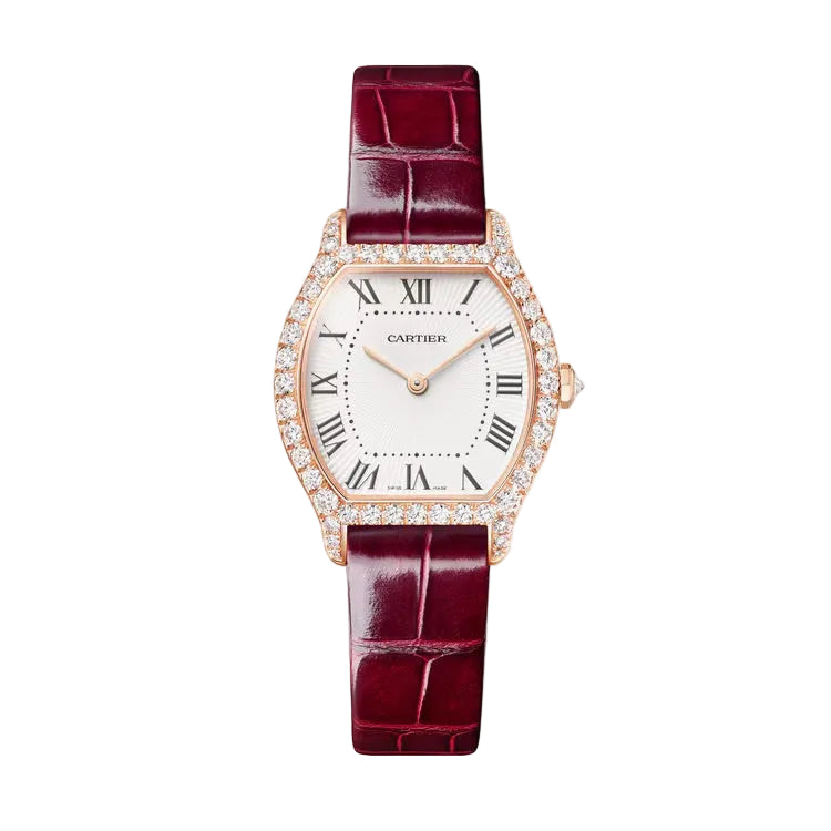 Cartier Tortue Small Model 27mm - Rose Gold - White Dial Ref. # WJTO0012