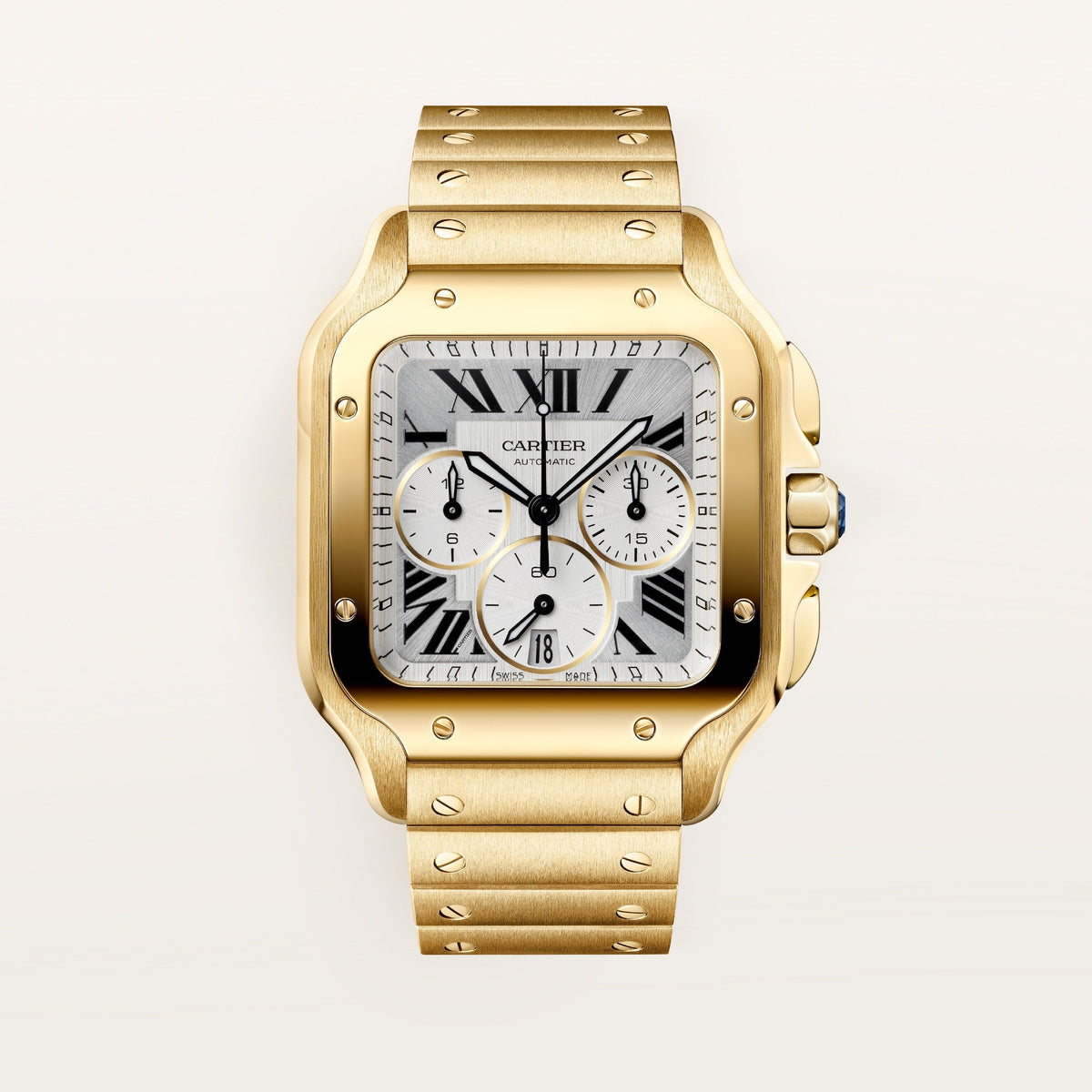 Cartier Santos de Cartier Large Model - Yellow Gold Ref. # WGSA0110