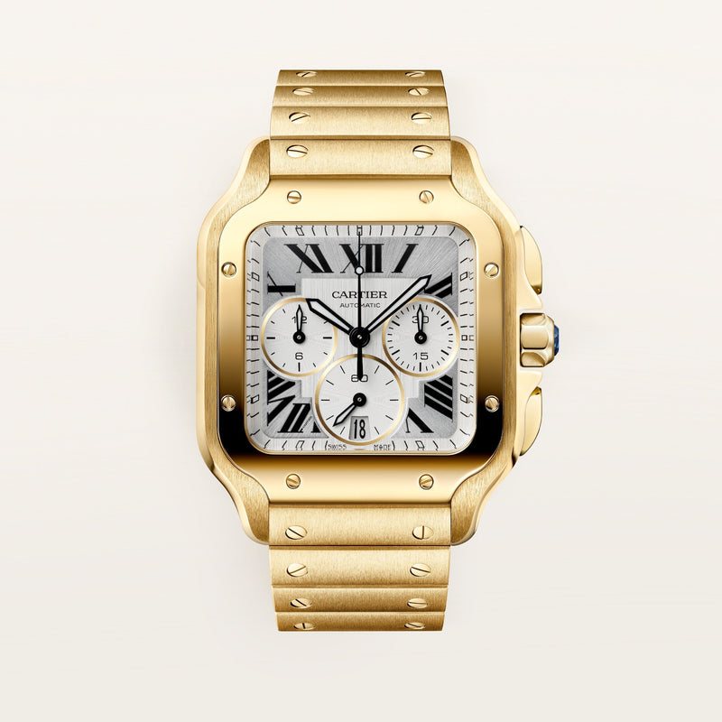 Cartier Santos de Cartier Large Model - Yellow Gold Ref. # WGSA0110
