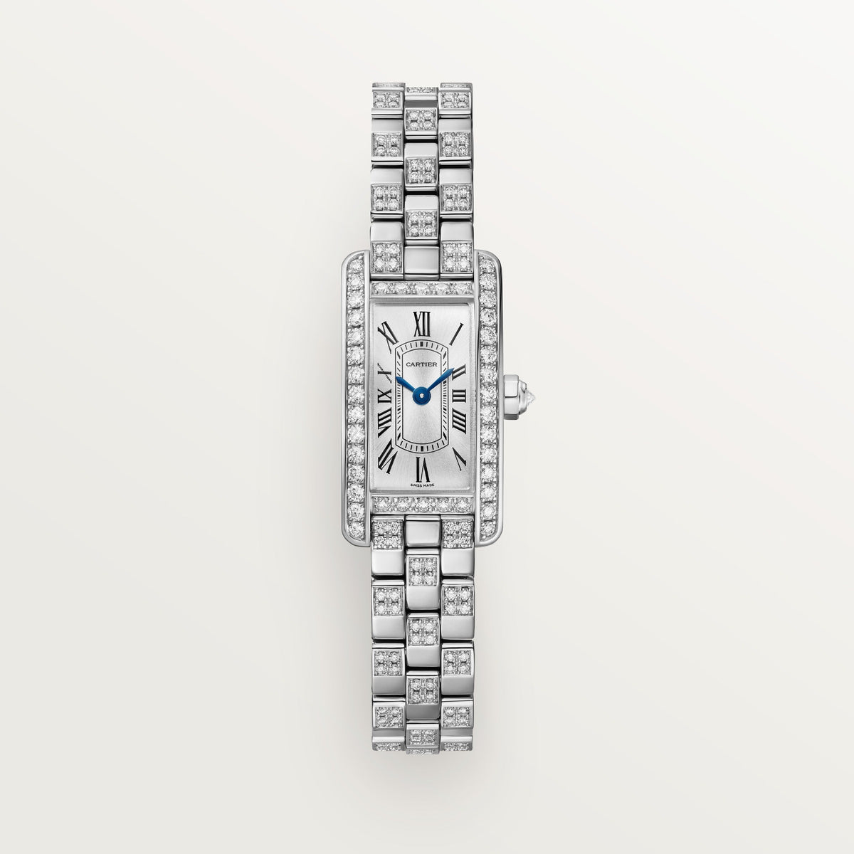 Cartier Tank Américaine Mini Model - White Gold Ref. # WJTA0067