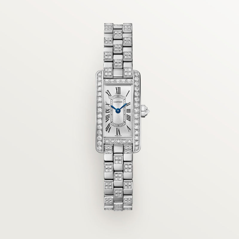 Cartier Tank Américaine Mini Model - White Gold Ref. # WJTA0067