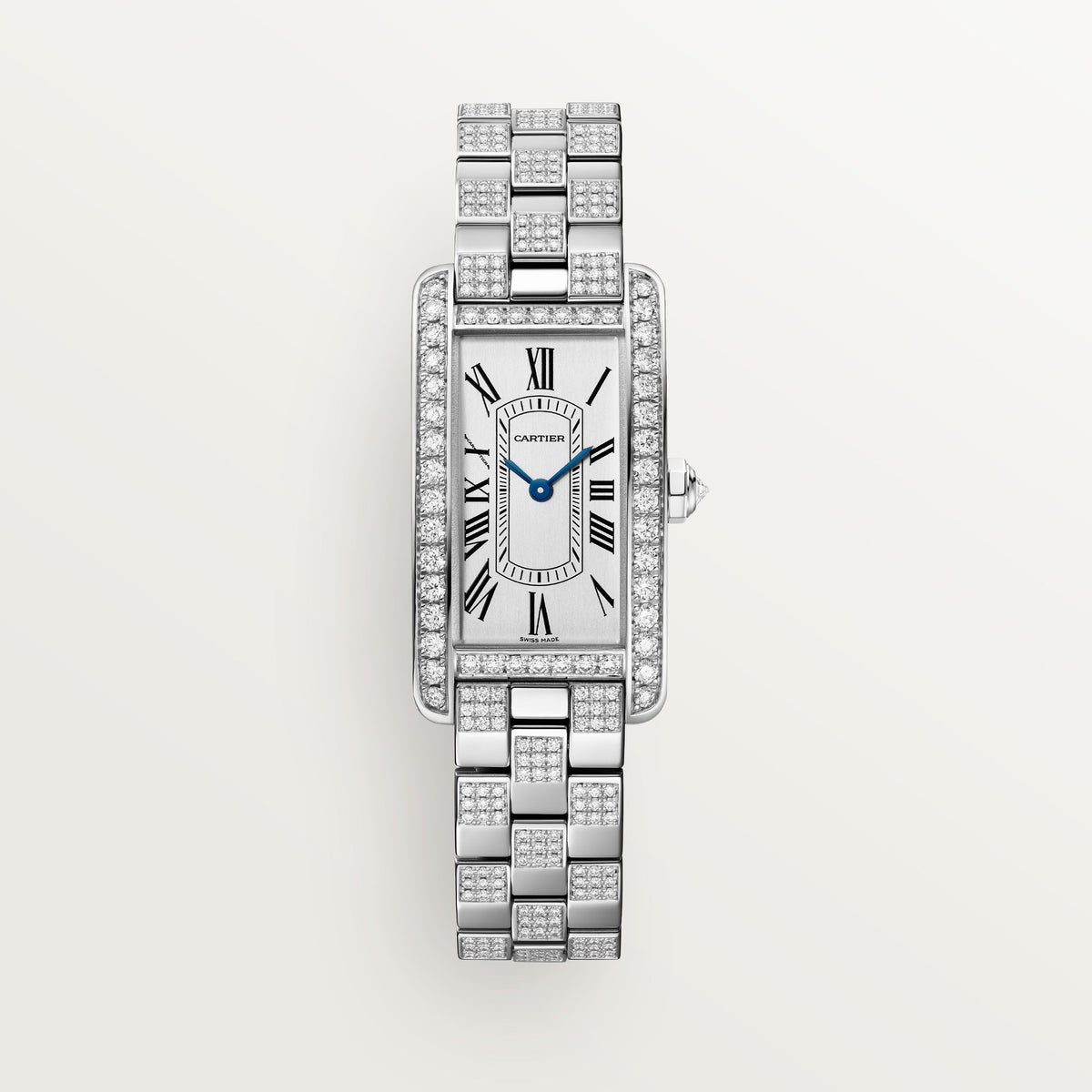 Cartier Tank Américaine Small Model - White Gold Ref. # WJTA0068
