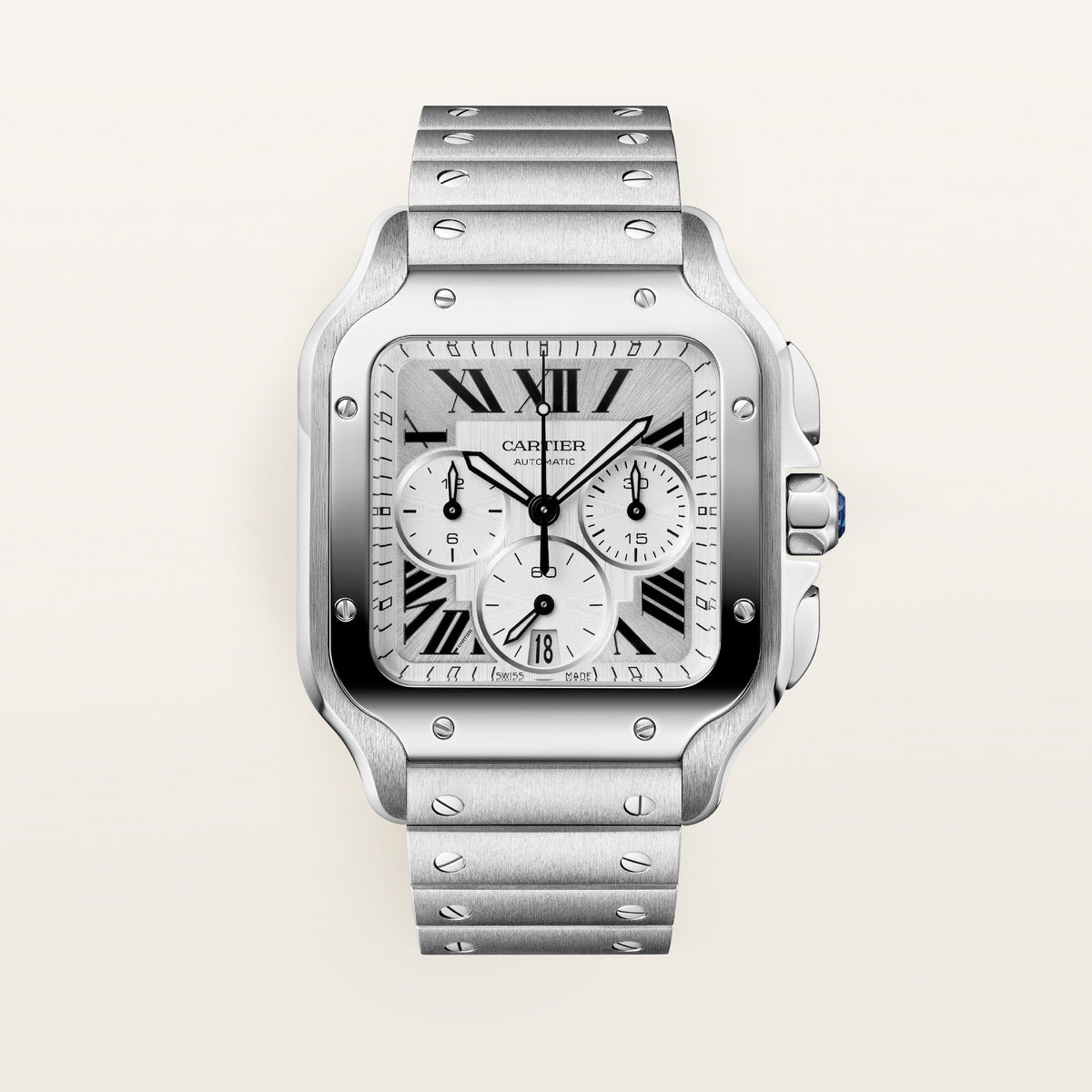 Cartier Santos de Cartier Large Model - Steel Ref. # WSSA0083