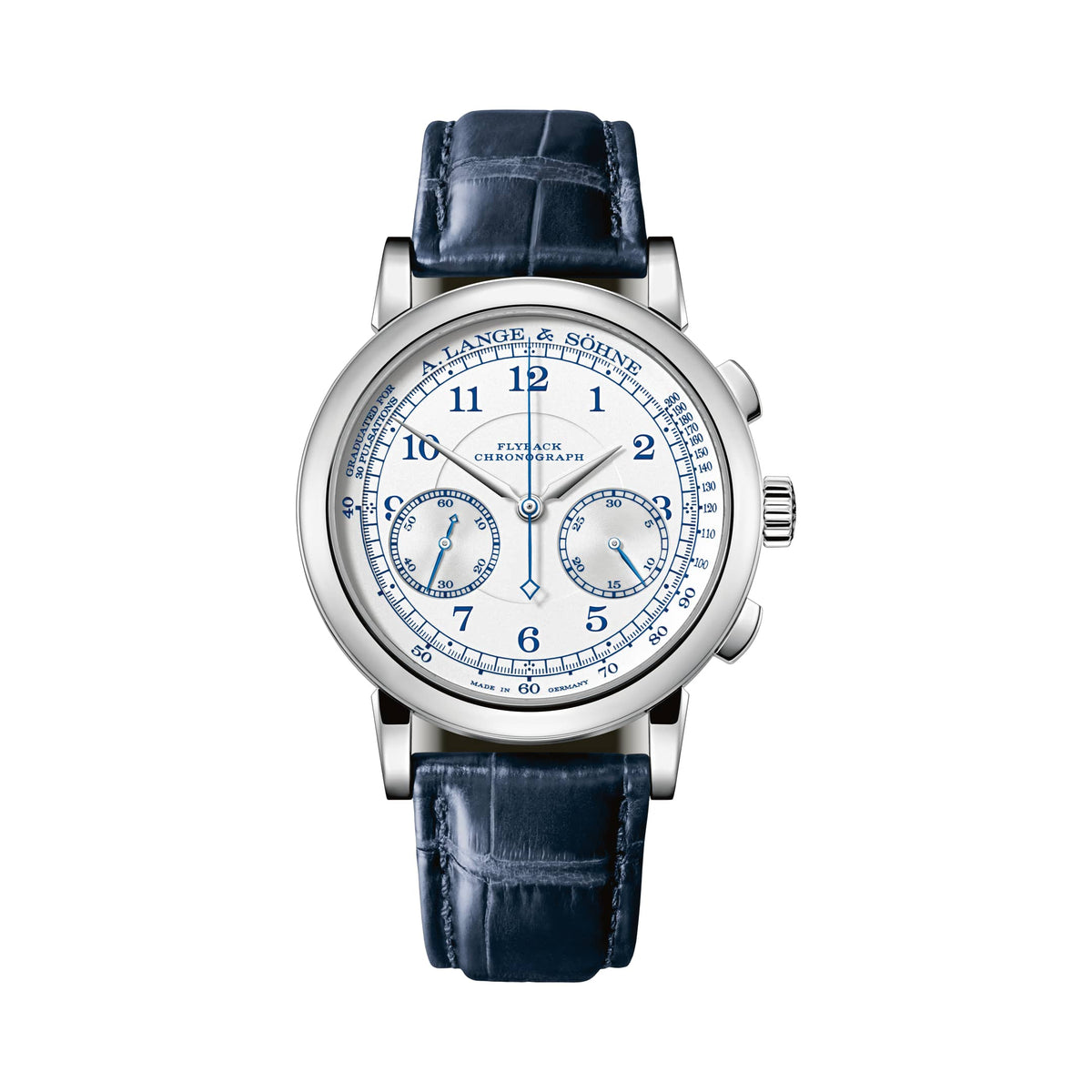 A. Lange & Söhne 1815 Chronograph - White Gold - Silver Dial Ref. # 414.026