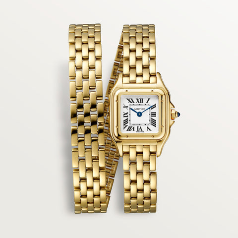 Cartier Panthère de Cartier Small Model 22mm - Yellow Gold - White Dial Ref. # WGPN0046