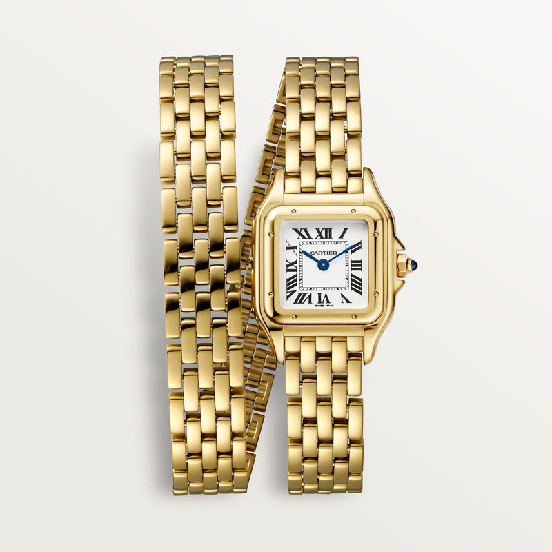 Cartier Panthère de Cartier Small Model 22mm - Yellow Gold - White Dial Ref. # WGPN0046